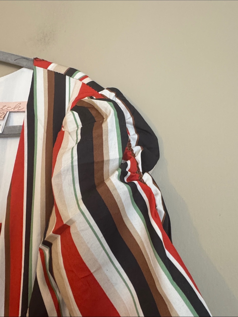 NWOT- Hutch Arlo Stripe Short Sleeve Tiered Dress, Multi Riviera Stripe, size 12 - Picture 6 of 12